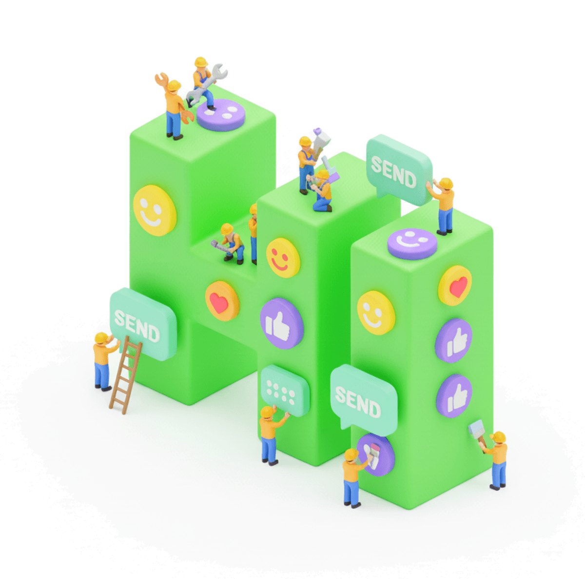 Hi - People building connections together